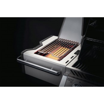 BARBACOA NAPOLEON PRESTIGE PRO 500 CON QUEMADOR LATERAL Y TRASERO INFRARROJOS INOX