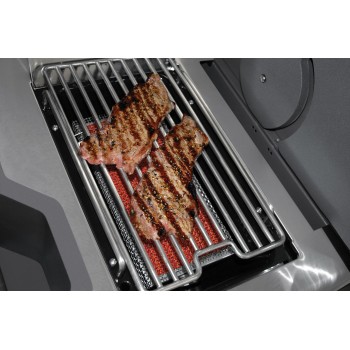 BARBACOA NAPOLEON PRESTIGE PRO 500 CON QUEMADOR LATERAL Y TRASERO INFRARROJOS INOX