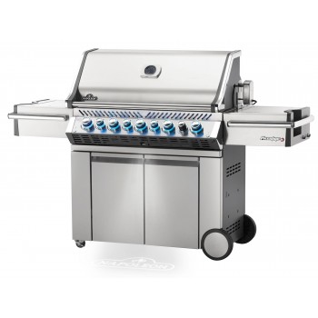 BARBACOA NAPOLEON PRESTIGE PRO 665 CON QUEMADOR LATERAL Y TRASERO INFRARROJOS INOX