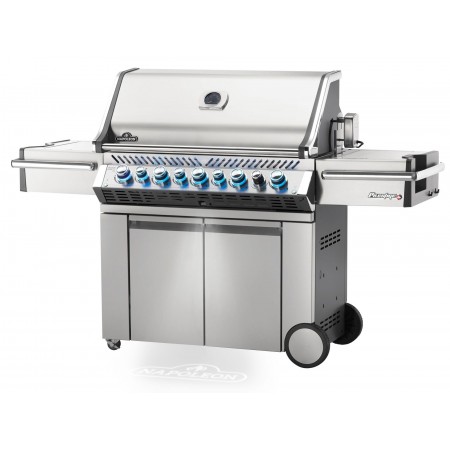 BARBACOA NAPOLEON PRESTIGE PRO 665 CON QUEMADOR LATERAL Y TRASERO INFRARROJOS INOX