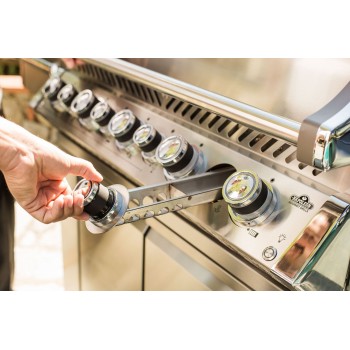 BARBACOA NAPOLEON PRESTIGE PRO 665 CON QUEMADOR LATERAL Y TRASERO INFRARROJOS INOX