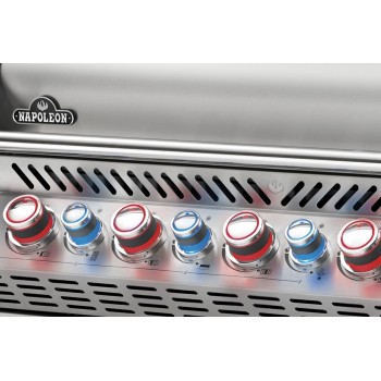 BARBACOA NAPOLEON PRESTIGE PRO 665 CON QUEMADOR LATERAL Y TRASERO INFRARROJOS INOX