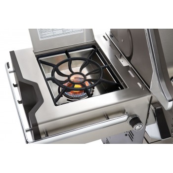 BARBACOA NAPOLEON PRESTIGE PRO 825 CON QUEMADOR LATERAL DE POTENCIA, QUEMADORES INFERIORES Y TRASEROS INFRARROJOS INOX