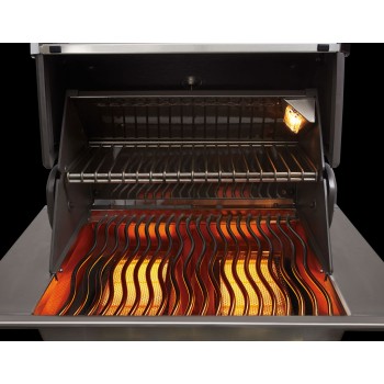BARBACOA NAPOLEON PRESTIGE PRO 825 CON QUEMADOR LATERAL DE POTENCIA, QUEMADORES INFERIORES Y TRASEROS INFRARROJOS INOX