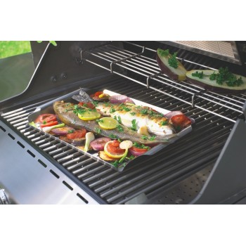 BANDEJA RECTANGULAR DE ACERO INOXIDABLE WEBER