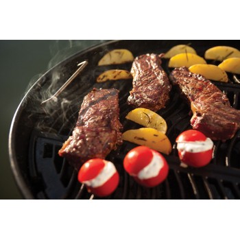 BARBACOA DE CARBÓN PRO 57cm CON CARRO NAPOLEON 