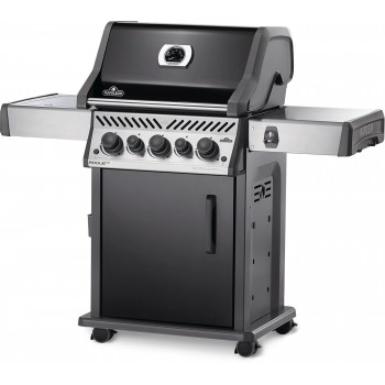 BARBACOA NAPOLEON ROGUE 425 CON QUEMADOR LATERAL, TRASERO Y ASADOR NEGRA