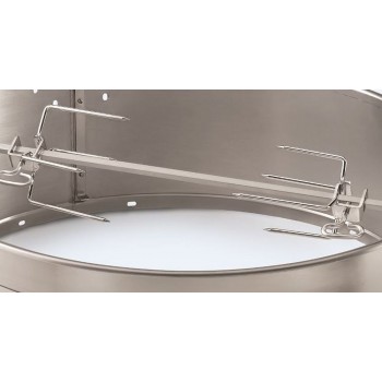 ASADOR GIRATORIO Y HORNO PARA PIZZA PARA BARBACOA DE CARBON DE  57CM NAPOLEON