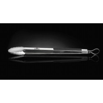 STAINLESS STEEL EASY LOCKING TONGS WITH RUBBER GRIP NAPOLEON