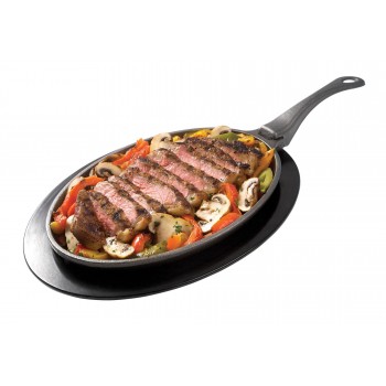 CAST IRON SKILLET WITH TRAY NAPOLEON