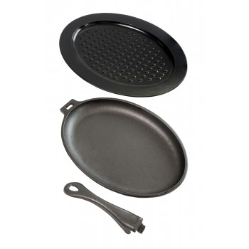 CAST IRON SKILLET WITH TRAY NAPOLEON