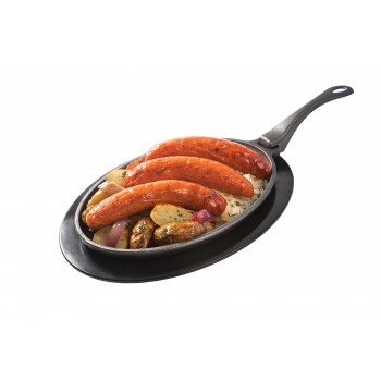 CAST IRON SKILLET WITH TRAY NAPOLEON