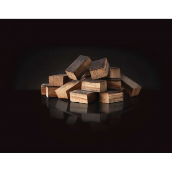 TROZOS DE MADERA DE ROBLE DE BARRIL DE WHISKY PARA AHUMAR NAPOLEON