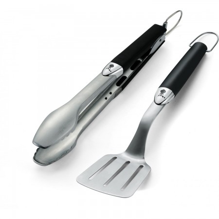 SET DE 2 ACCESORIOS DE INOXIDABLE WEBER