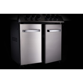 BARBACOA NAPOLEON PRESTIGE 500 CON QUEMADOR LATERAL Y TRASERO INFRARROJOS INOX DE GAS NATURAL