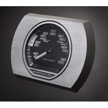 BARBACOA NAPOLEON PRESTIGE 500 CON QUEMADOR LATERAL Y TRASERO INFRARROJOS INOX