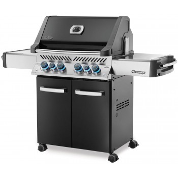 BARBACOA NAPOLEON PRESTIGE 500 CON QUEMADOR LATERAL Y TRASERO INFRARROJOS NEGRA