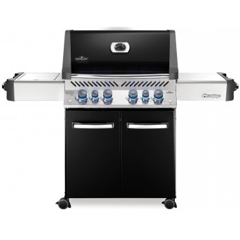 BARBACOA NAPOLEON PRESTIGE 500 CON QUEMADOR LATERAL Y TRASERO INFRARROJOS NEGRA