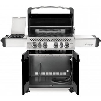 BARBACOA NAPOLEON PRESTIGE 500 CON QUEMADOR LATERAL Y TRASERO INFRARROJOS NEGRA