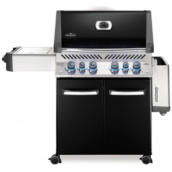 BARBACOA NAPOLEON PRESTIGE 500 CON QUEMADOR LATERAL Y TRASERO INFRARROJOS NEGRA