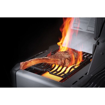 BARBACOA NAPOLEON PRESTIGE 665 CON QUEMADOR LATERAL Y TRASERO INFRARROJOS INOX
