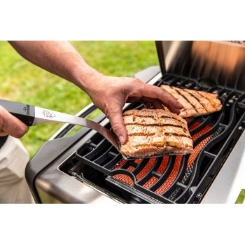BARBACOA NAPOLEON PRESTIGE 665 CON QUEMADOR LATERAL Y TRASERO INFRARROJOS INOX