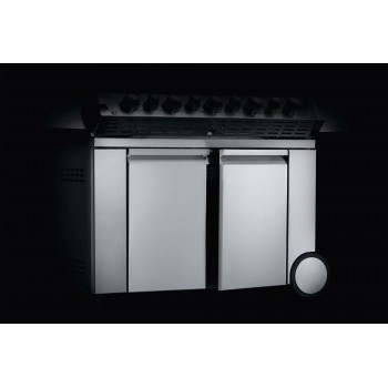 BARBACOA NAPOLEON PRESTIGE PRO 665 CON QUEMADOR LATERAL Y TRASERO INFRARROJOS INOX DE GAS NATURAL
