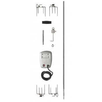 ASADOR GIRATORIO PARA BARBACOA PROFESIONAL DE CARBÓN PRO605 NAPOLEON