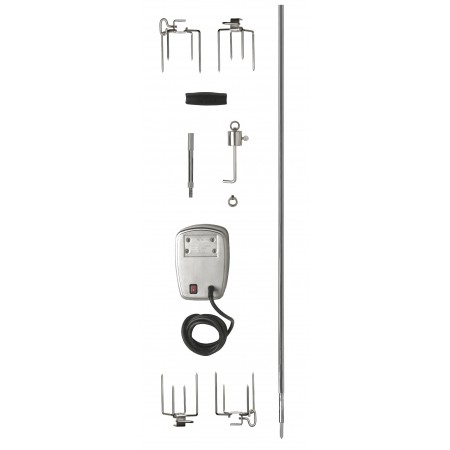 ASADOR GIRATORIO PARA BARBACOA PROFESIONAL DE CARBÓN PRO605 NAPOLEON