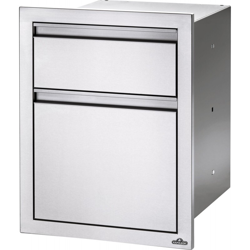 CAJÓN DOBLE PARA RESIDUOS Y PORTAROLLO COCINA EMPOTRADO NAPOLEON (55x71cm) CAJÓN DOBLE PARA RESIDUOS Y PORTAROLLO COCINA EMPOTRADO NAPOLEON (55x71cm)