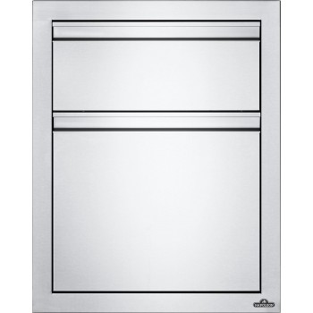 CAJÓN DOBLE PARA RESIDUOS Y PORTAROLLO COCINA EMPOTRADO NAPOLEON (55x71cm)