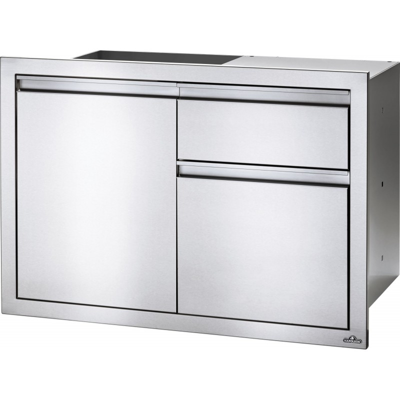 PUERTA Y CAJÓN DOBLE PARA RESIDUOS Y PORTAROLLO COCINA EMPOTRADO NAPOLEON (100x71cm) PUERTA Y CAJÓN DOBLE PARA RESIDUOS Y PORTAROLLO COCINA EMPOTRADO NAPOLEON (100x71cm)