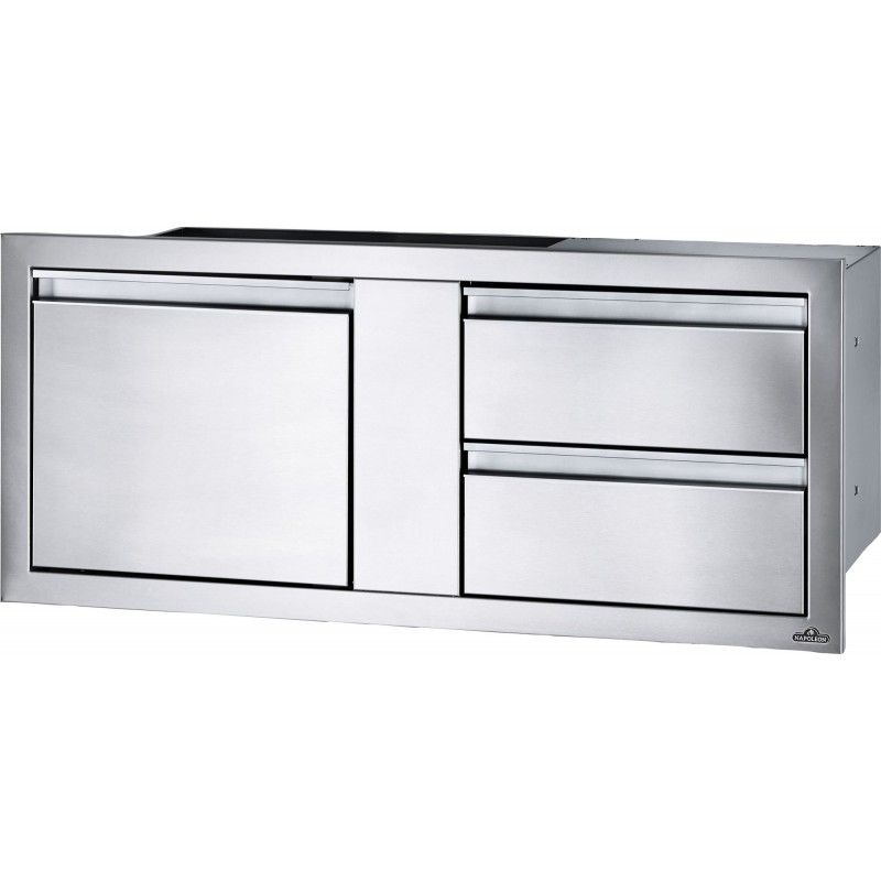 BUILT-IN DOOR AND DOUBLE SMALL DRAWER NAPOLEON (115x50cm) BUILT-IN DOOR AND DOUBLE SMALL DRAWER NAPOLEON (115x50cm)
