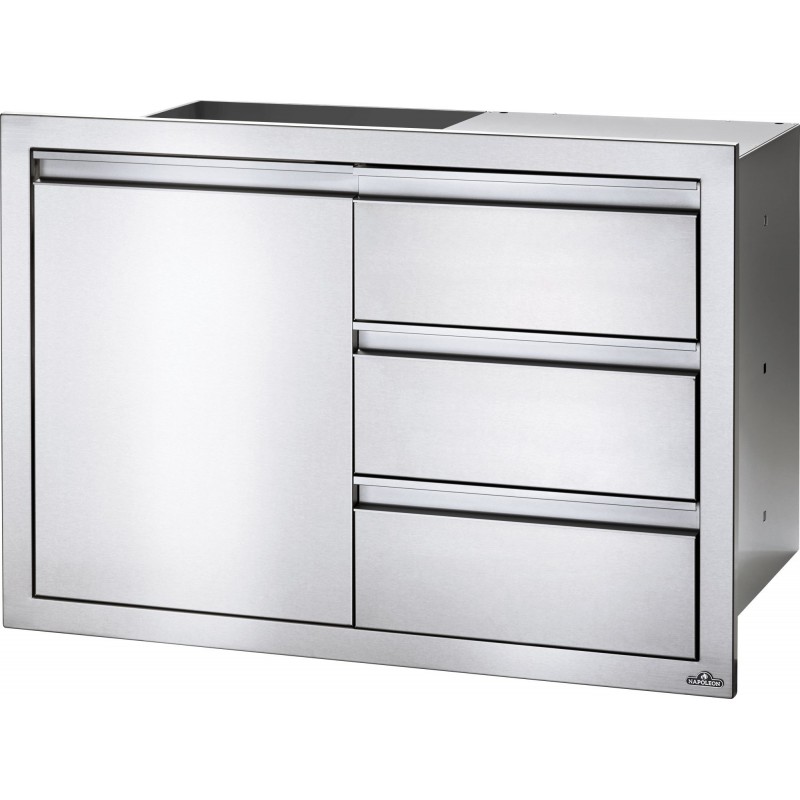 BUILT-IN DOOR AND TRIPLE SMALL DRAWER NAPOLEON (100x71cm) BUILT-IN DOOR AND TRIPLE SMALL DRAWER NAPOLEON (100x71cm)