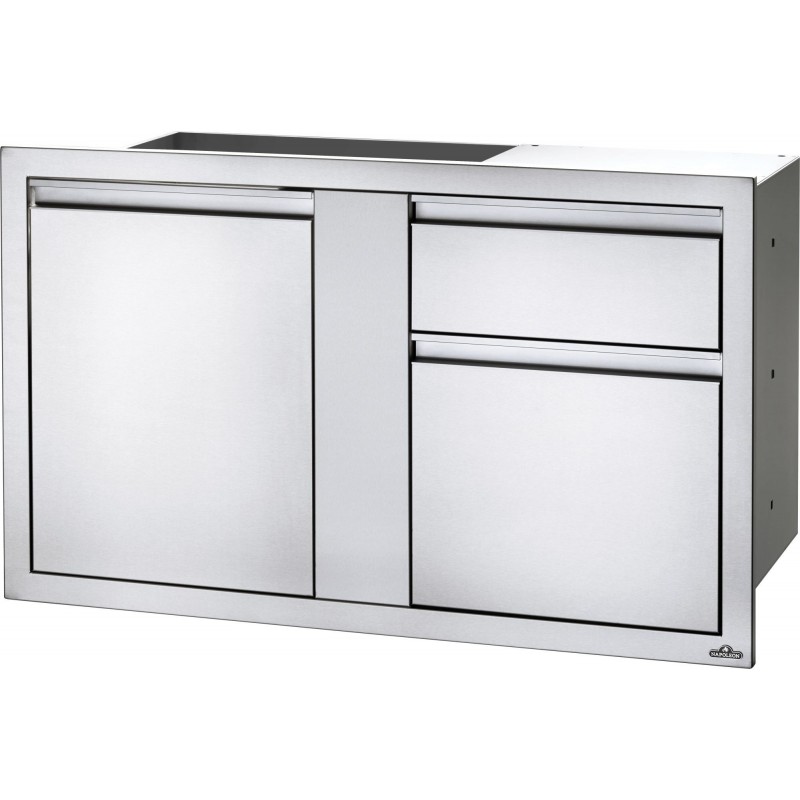 PUERTA GRANDE Y CAJÓN DOBLE PARA RESIDUOS Y PORTAROLLO COCINA EMPOTRADO NAPOLEON (115x71cm) PUERTA GRANDE Y CAJÓN DOBLE PARA RESIDUOS Y PORTAROLLO COCINA EMPOTRADO NAPOLEON (115x71cm)