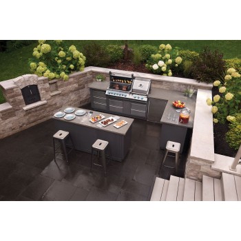 ARMARIO OASIS™ CON CAJÓN PARA RESIDUOS Y CAJÓN PLEGABLE PORTAROLLO COCINA NAPOLEON