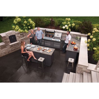 ARMARIO OASIS™ CON CAJÓN PARA RESIDUOS Y CAJÓN PLEGABLE PORTAROLLO COCINA NAPOLEON