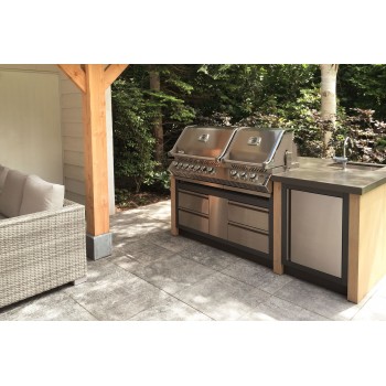 ARMARIO OASIS™ CON CAJÓN PARA RESIDUOS Y CAJÓN PLEGABLE PORTAROLLO COCINA NAPOLEON