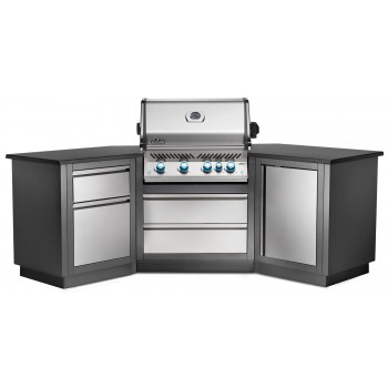 ARMARIO OASIS™ CON CAJÓN PARA RESIDUOS Y CAJÓN PLEGABLE PORTAROLLO COCINA NAPOLEON