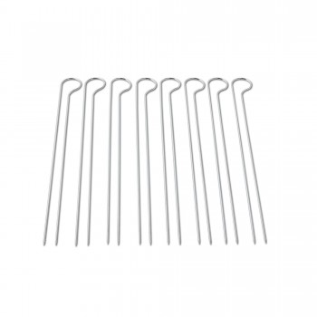 SET DE 8 BROCHETAS DOBLES LARGAS WEBER