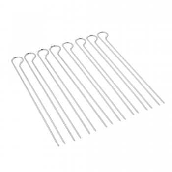 SET DE 8 BROCHETAS DOBLES LARGAS WEBER