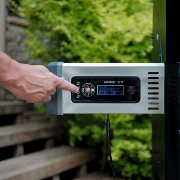 BARBACOA DE CARBÓN / AHUMADOR + PLANCHA GRAVITY SERIES 800 MASTERBUILT (MCG800G)