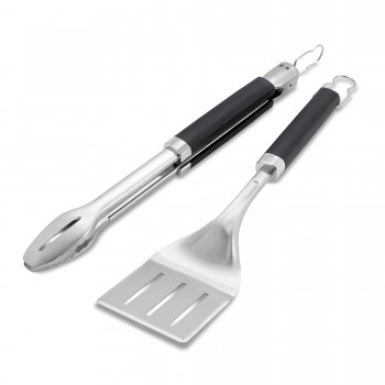 SET DE 2 UTENSILIOS DE INOXIDABLE WEBER
