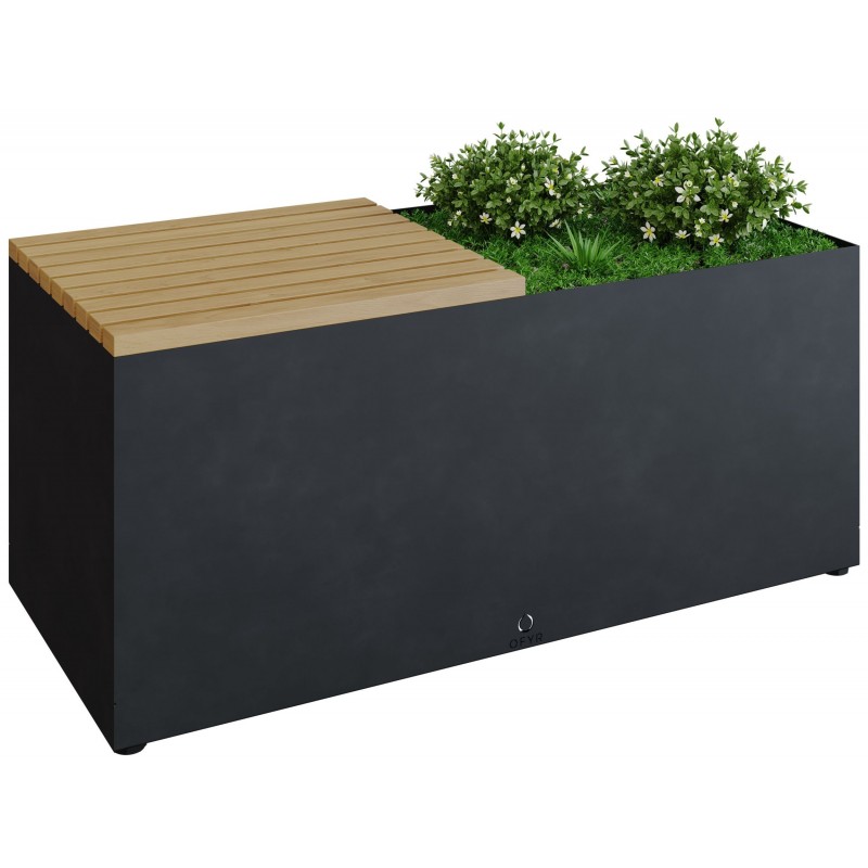 HERB GARDEN BENCH OFYR BLACK HG-BB HERB GARDEN BENCH OFYR BLACK HG-BB