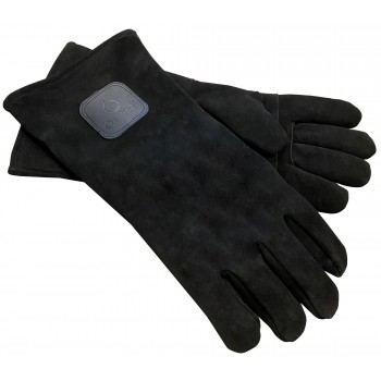 GUANTES DE CUERO NEGRO OFYR