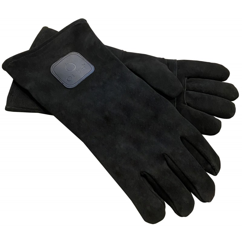 GUANTES DE CUERO NEGRO OFYR GUANTES DE CUERO NEGRO OFYR