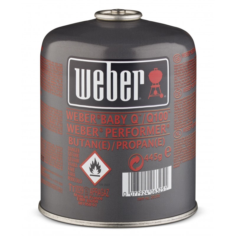 BOTELLA DE GAS WEBER PEQUEÑA 445GR BOTELLA DE GAS WEBER PEQUEÑA 445GR