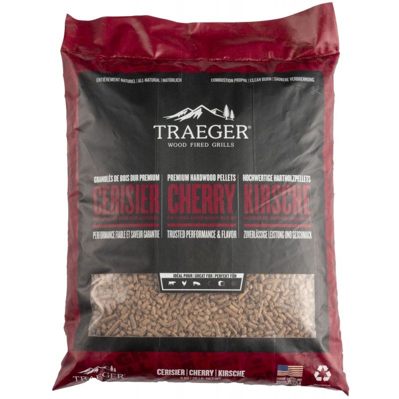 PELLETS DE MADERA - CHERRY 9 KG TRAEGER PELLETS DE MADERA - CHERRY 9 KG TRAEGER