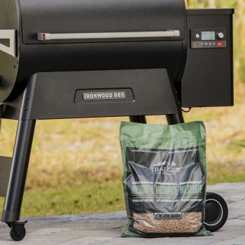 PELLETS DE MADERA - MESQUITE 9 KG TRAEGER