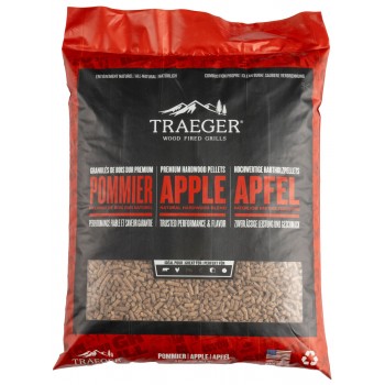 PELLETS DE MADERA - MANZANO 9 KG TRAEGER